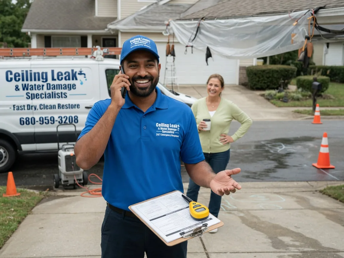 Ceiling Leak Cleanup Beaver Crossing, NE FAQs
